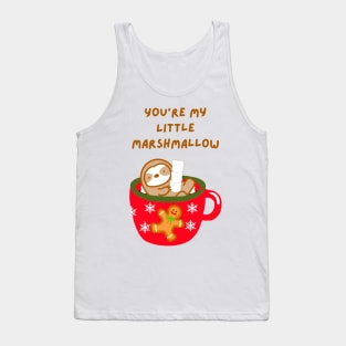 You’re My Little Marshmallow Christmas Mug Sloth Tank Top